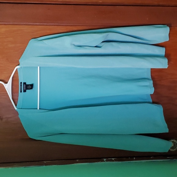 Izod Sweaters Silk Cardigan Style Light Zip Up Jacket Poshmark